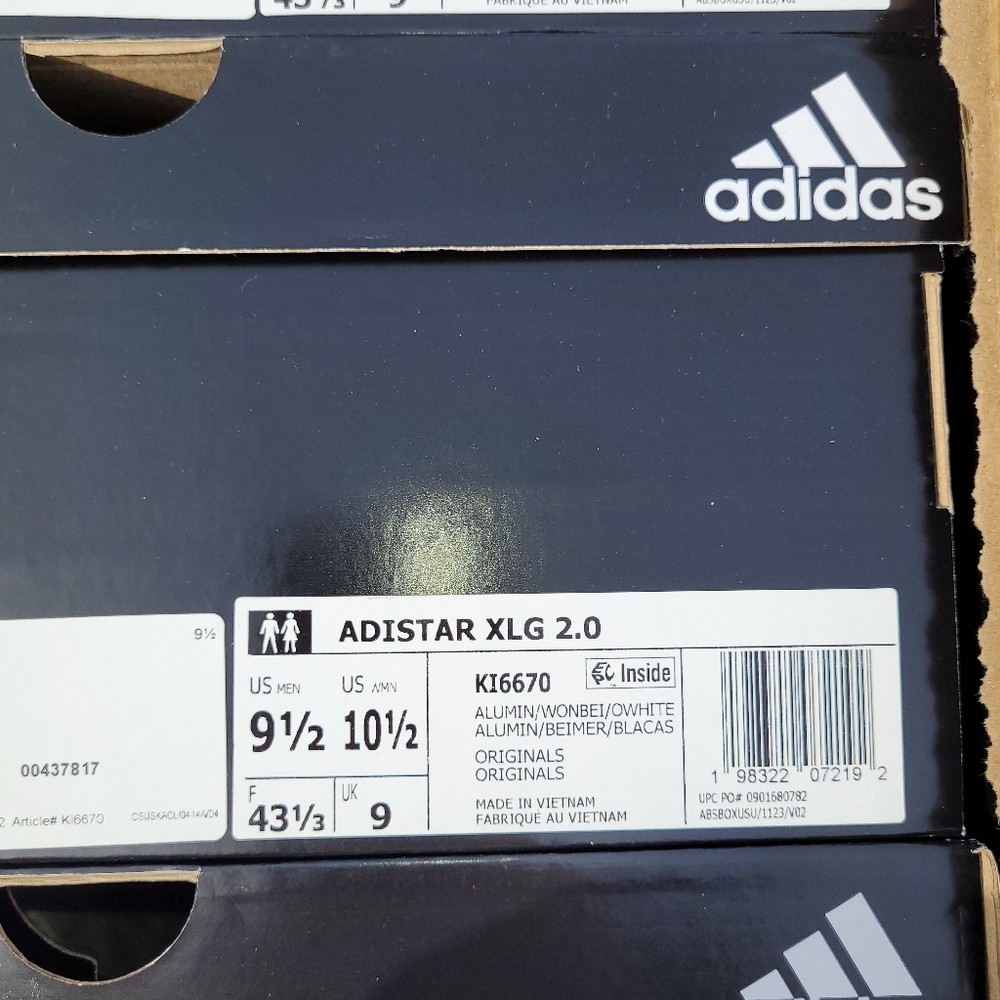 *SALE!** Womens Adidas adistar XLG 2.0 SQUID Kl6670 Running Shoes 2026 Sz 8.5-12 - Picture 8 of 15